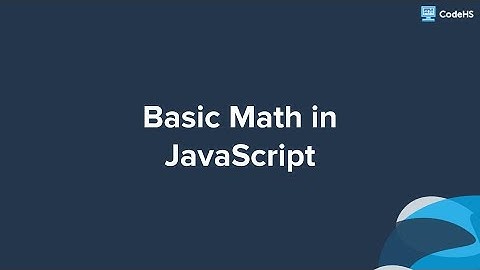 Basic Math in JavaScript