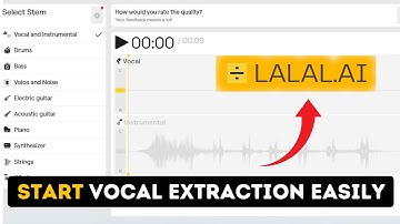 How to Start Vocal Extraction on Lalal.ai 2025?
