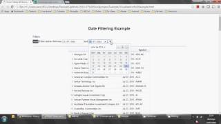 Sample - Fusion Table live Filter