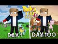 I Spent 100 DAYS In Minecraft Pixelmon! This Is What Happened...