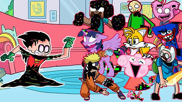 FNF - Bosy (V2) But All Pibby Characters Sings It 🎤 (Every Turn a Different Character Sings)