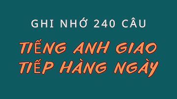 240 Câu Thông Dụng Hàng Ngày| Ghép Câu Thành Thạo|Mẫu câu đơn giản sử dụng thường xuyên
