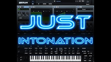 [Tutorial] Just Intonation tuning files for Serum, Harmor, Kontakt etc.