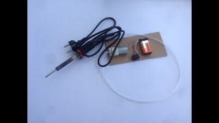 Haw to Make Pistol of Hot Air from a Soldering Iron