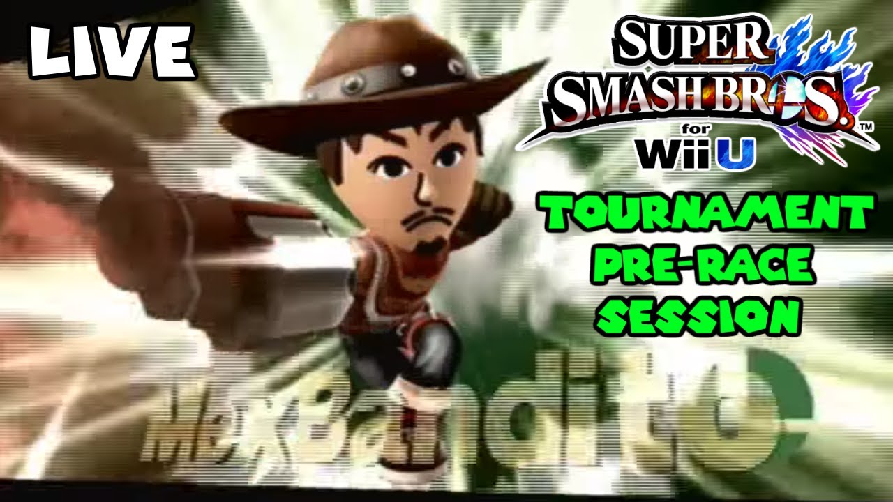 Super Smash Bros. for Wii U - Round 4 Pre-Race Session