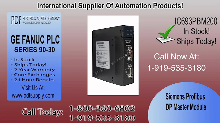 IC693PBM200 | GE Fanuc Series 90-30 | In Stock! Call 800.360.6802