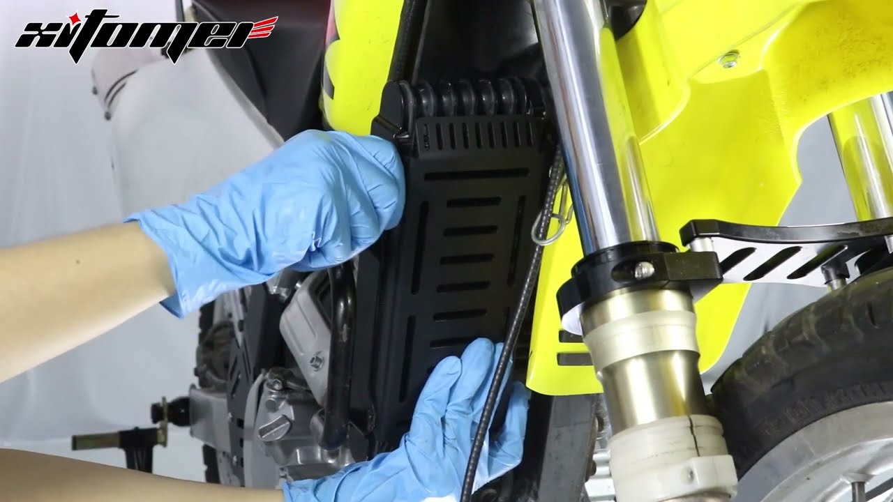 Xitomer Suzuki DR650 Oil Cooler Radiator Guard Upgrade Installation