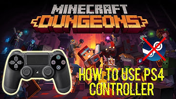 HOW TO USE A WIRELESS PS4 CONTROLLER TO PLAY MINECRAFT DUNGEONS PC