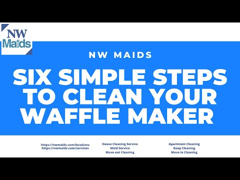 How to clean a waffle maker properly: 6 easy steps