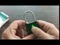 KERUI Fingerprint Padlock Unboxing