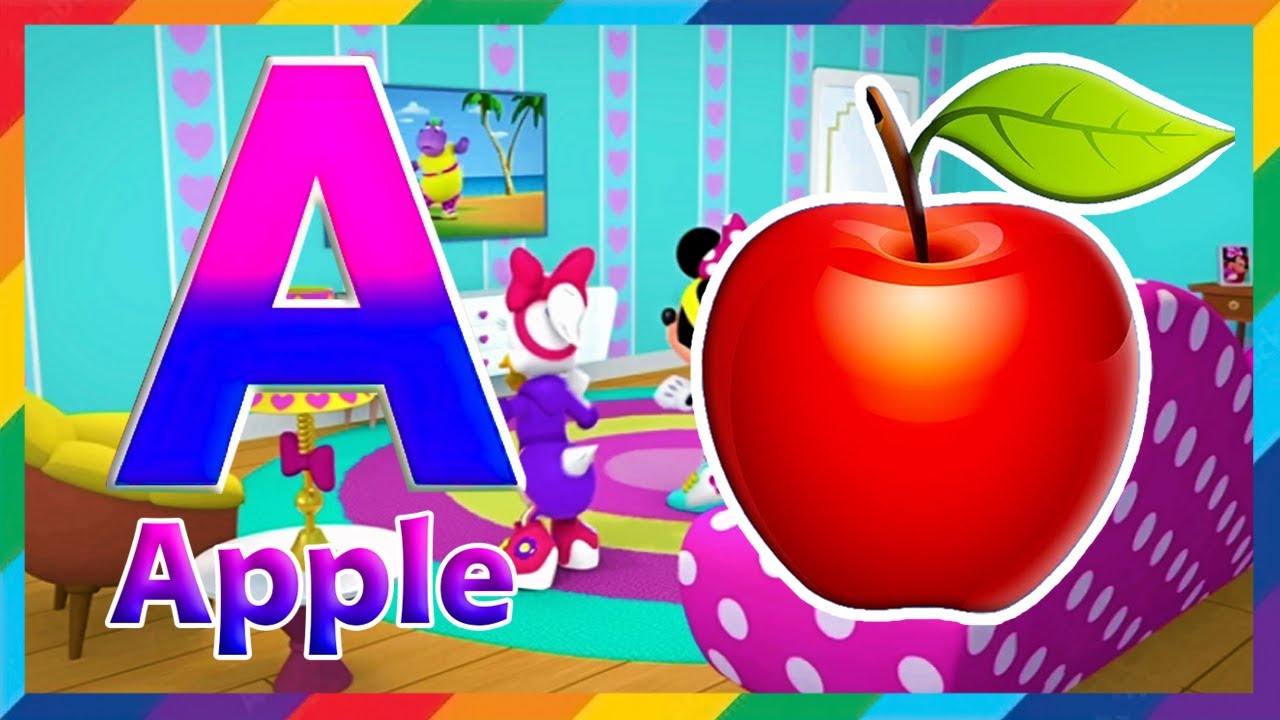 Phonics Song 2 with TWO Words in 3D - ABC Alphabet Songs A For Apple & Music Sounds For Kids 1229