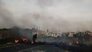 Protest action in Khayelitsha