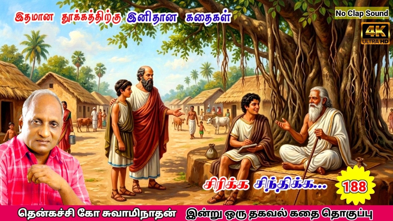 மன அழுத்தம் நீங்கி கவலைகள் மறந்து தூங்க Thenkachi Ko Swaminathan கதைகள் 188 | புத்திக் கூர்மை