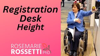 Registration Desk Height