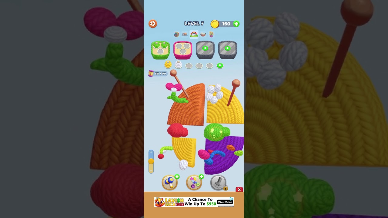 Yarn sorting game 