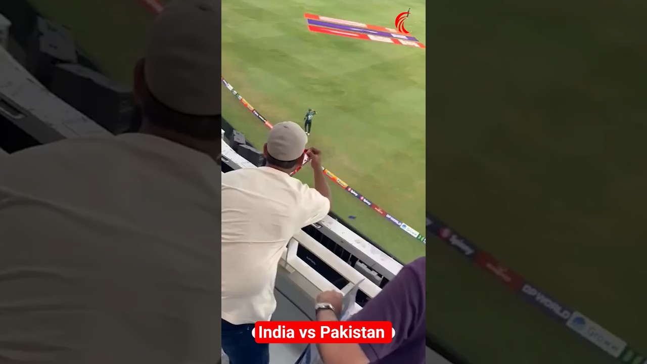 India vs Pakistan 👑 Crowd erupts with “KOHLI, KOHLI, KOHLI” chants the moment Haris Rauf appears