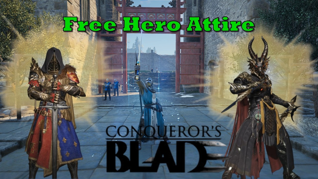 How To Get Free Hero Attire!?! New Player Guide!! - Conqueror's Blade