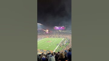 Thumbnail of who-dey chant before Damar Hamlin went down in the game. 67,000 people here