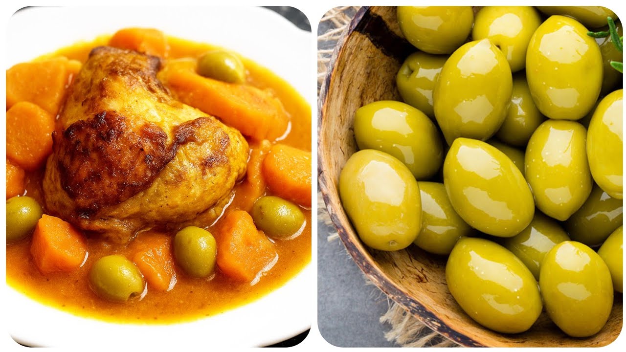 #تدبيرة تنحي الملح من الزيتون في10/#طاجين الزبتون🇩🇿بطريقتي ✅#فكرة عشاءاو غداء 