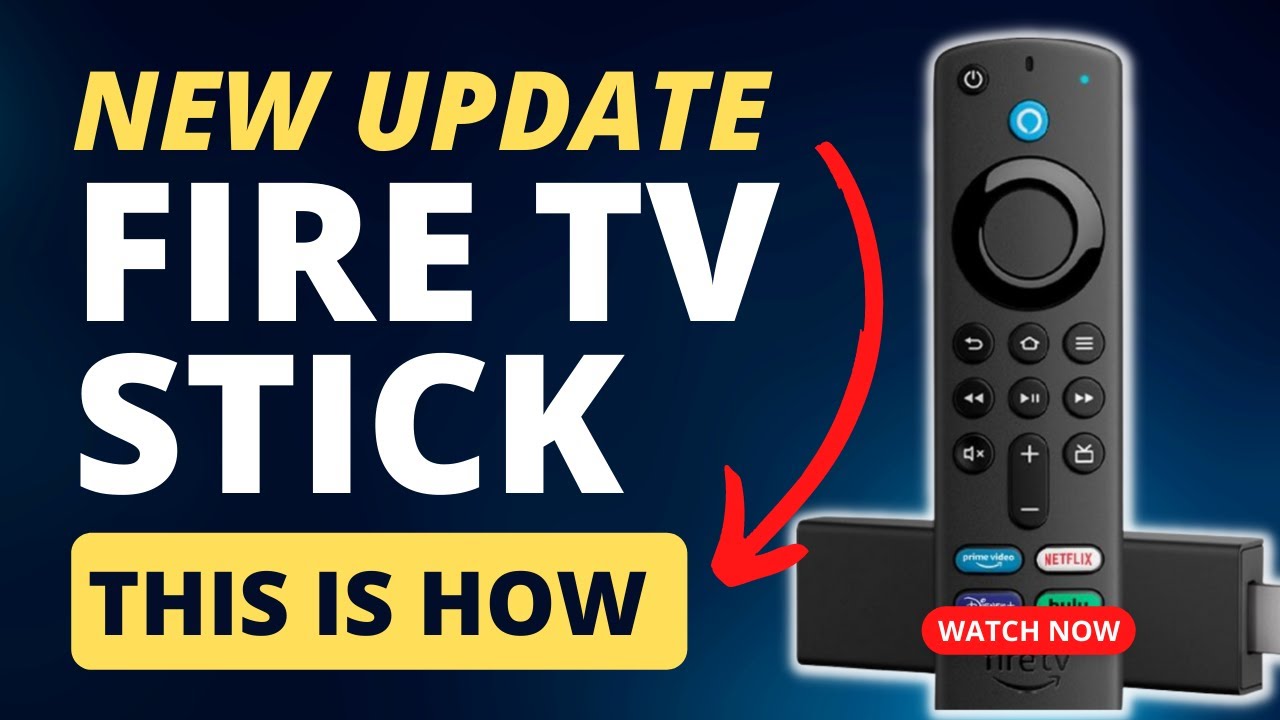 FIRESTICK UPDATE NOW AVAILABLE! THIS IS HOW TO UPDATE - YouTube