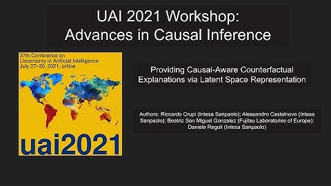 Riccardo Crupi - Providing Causal-Aware Counterfactual Explanations via Latent Space Representation