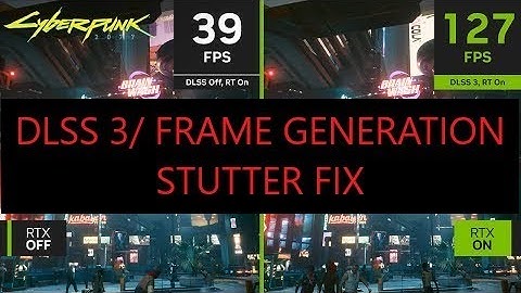 HOW TO FIX CYBERPUNK 2077 FRAME GENERATION STUTTER!