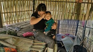 Single mother earns money to raise children _Làn Thị Vấn