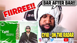 YOUR FAVORITE GHOST WRITER!!! The CyHi "On The Radar" Freestyle (REACTION)