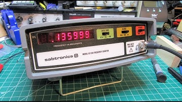 Sabtronics 8110A Frequency Counter: History, Overview, Demonstration, Power Supply Hack, Theory