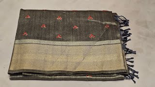 Latest Beautiful Designer Pure Tosshor Silk Saree Collection, Tosshor Silk Saree Price In Bangladesh