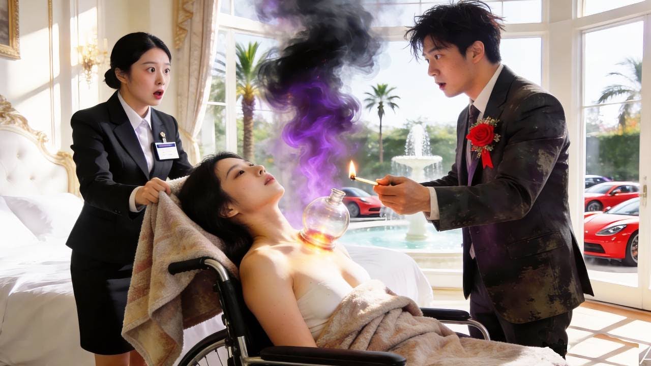 Chico pobre es forzado a casarse con una CEO en coma 20años;con un botella la despierta &ella lo ama