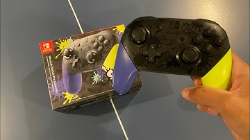 Splatoon 3 Pro Controller Unboxing