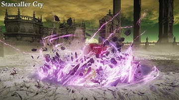 Elden Ring - Consort Radahn hitboxes visualized (real time and slow motion)