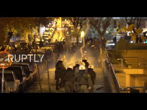 Greece: Thessaloniki in flames following antifa showdown with police