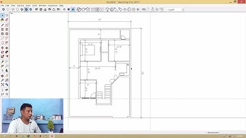 How to Create Architectural  Floor Plan in Google SketchUp Complete Tutorial in Hindi