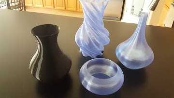 Simplify3D Spiral Vase Mode with PLA and TPU Filaments