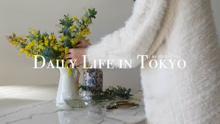 Daily life of a couple who love to spend time at home | Mimosa toast | New bookshelf | Simple DIY
