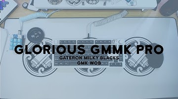 Glorious GMMK Pro w/ Gateron Milky Blacks | 1 Minute ASMR ep. 39