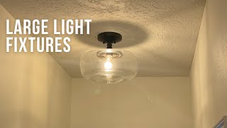Stylish Farmhouse Ceiling Light Under $100 JONATHAN Y Marfa Flush Mount Review!