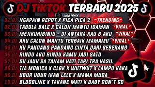 DJ TIKTOK TERBARU 2025🎵DJ NGAPAIN REPOT X PICA PICA 2🎵DJ TABOLA BALE X CALON MANTU IDAMAN FULL ALBUM
