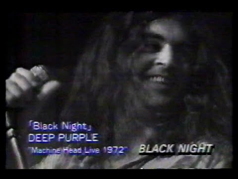Deep Purple Black Night Machine Head Live 1972 Youtube