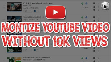 How To Monetize YouTube Videos Without 10K Views 2017! (Proof Added)