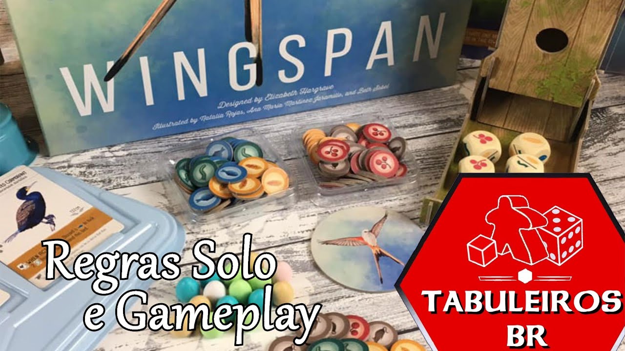 Wingspan | Regras Solo e Gameplay Completo por Tabuleiros BR - YouTube