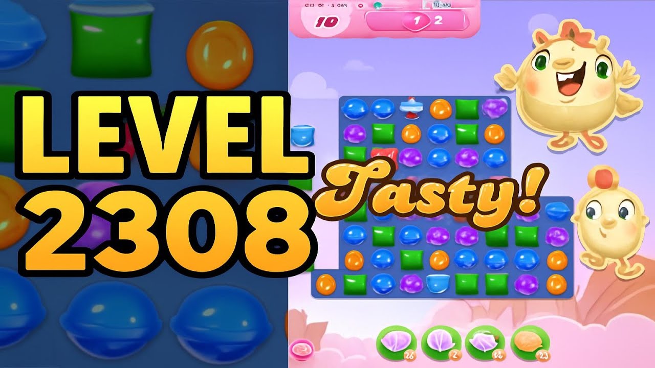 Video thumbnail for Level 2308, Candy Crush Saga, Walkthrough, Gameplay, No Commentary, Android