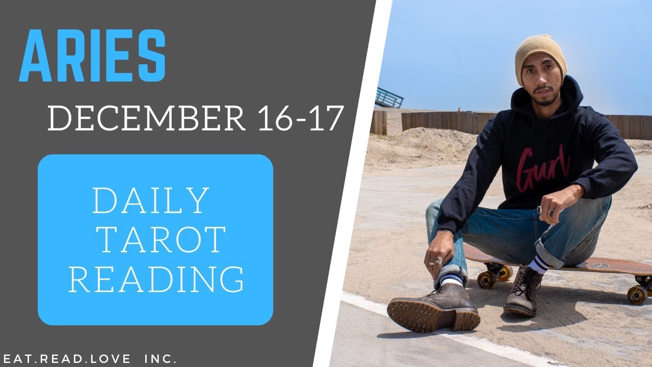 ARIES - “THEY WANT YOU TO CHASE” DEC 16-17 DAILY TAROT READING