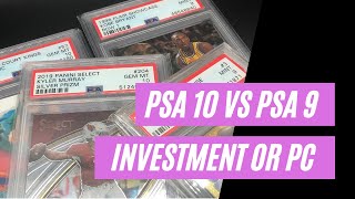 PSA 10 vs PSA 9 - Where is the Value? - Investment or PC? | Sports Cards Collecting and Investing |