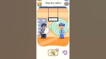 DOP 5 (Delete One Part) Level 43 -  Stop the Robber #viral #gaming #shortsfeed #ytshorts #animation