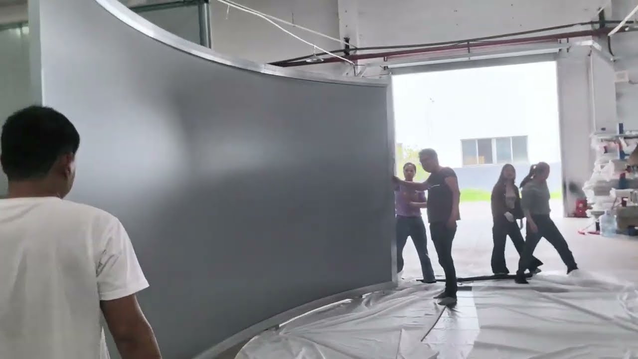 SCREENPRO Projection Screen | 200inch curved