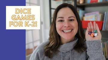 Dice Games for Kids // addition dice games for kindergarten, first, and second grade!