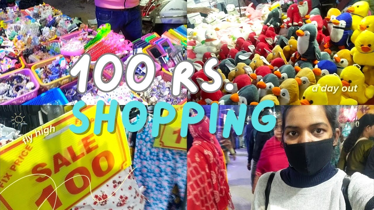 Friday Market 100 Rs Shopping 🛍️  Challenge 